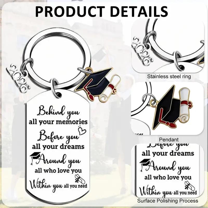2026 Inspirational Graduation Keychain Gift