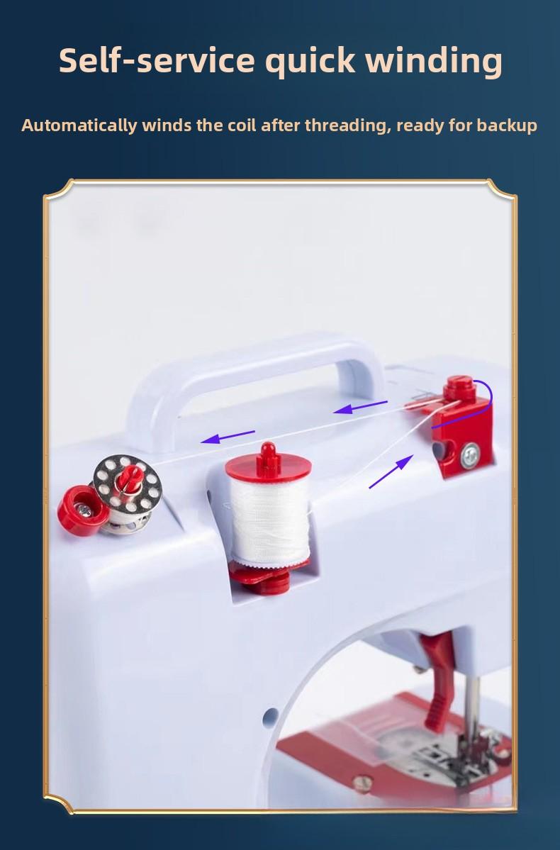 505G Chinese Style Household Electric Sewing Machine Integrated Design Foot Operated Overlock