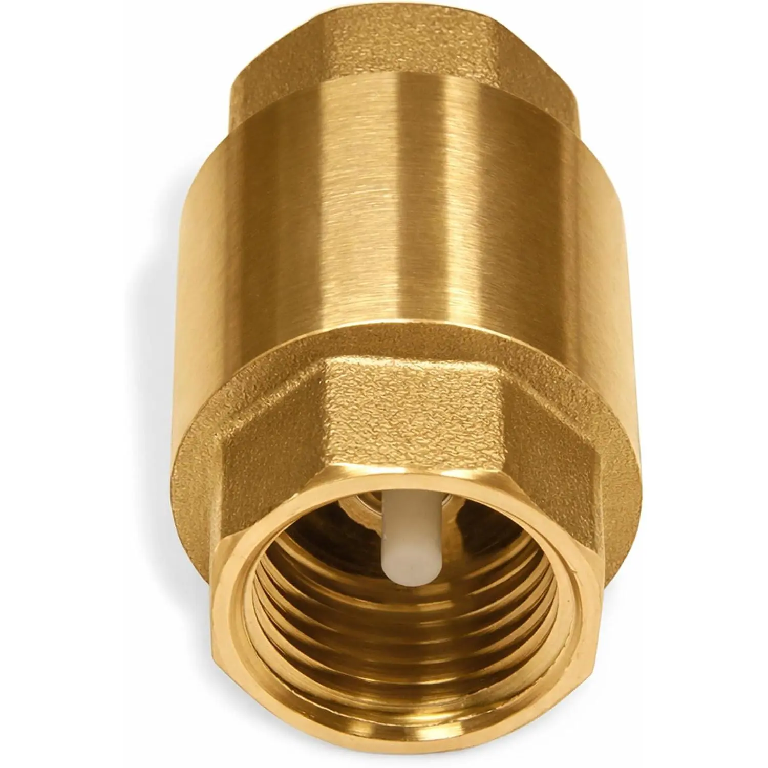Way Check Valve 1/2" Female Backflow Preventer, Check Valve for Repair NPT Female Thread Brass Float Reinforced - 0,5 inch Float Brass For Plumbing Water Boiler Heating System