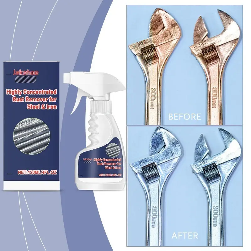 NEW Rust Remover For Stainless Steel Rust Remover Dissolver Fast Rust Removal 500ml Powerful Metal Rust Remover Car Maintenance