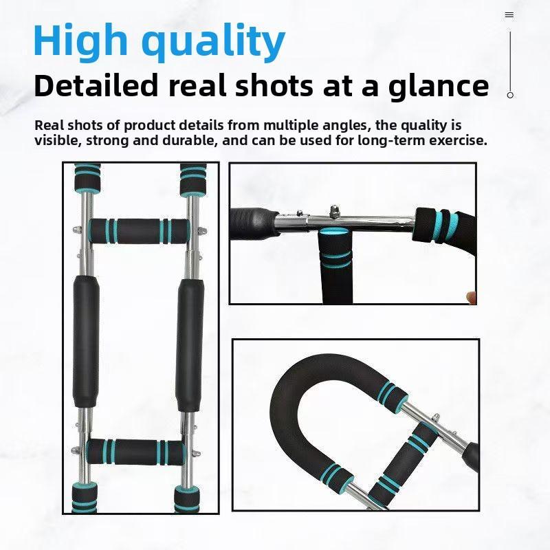 New U-shaped arm strength machine multi-functional arm bar men's adjustable arm strength trainer pectoral muscle fitness equipment
