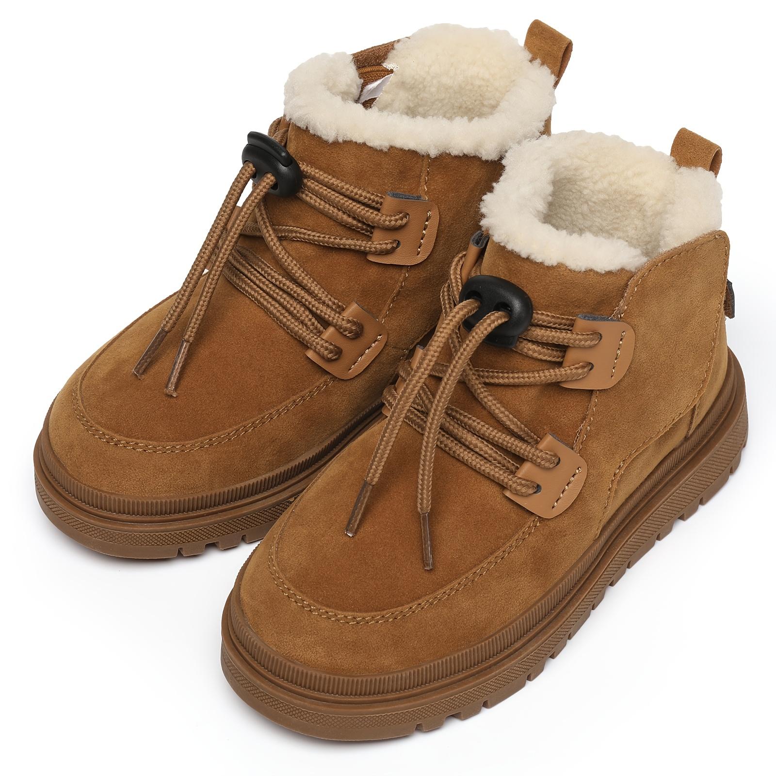 New Snow Boots, Outdoor Shoes for Autumn And Winter, Stylish Ankle Boots, Hiking Shoes, Thickened Sole for Comfort And Warmth, Suitable for Boys And Girls, Available in Various Sizes.