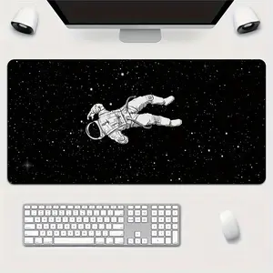 Astronaut Space Design Mouse Pad - Large, Soft, Non-Slip Rubber Base, Perfect for Gaming & Work, HD Print with Starry Night Sky, Ideal Gift for Boyfriend/Girlfriend, Nonslip Mousepad | Starry Night Design | Highdefinition Print, Astronaut Decor
