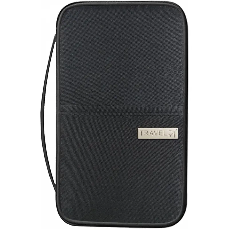 1PC Passport Holder Cover for Family, Women Rfid Blocking Anti Theft Passport Wallet, Travel Essentials Premium Wallets, Waterproof Passport Holders Bag with Zip for Men Traveling, Travel Document Organizer Credit Cards Case,