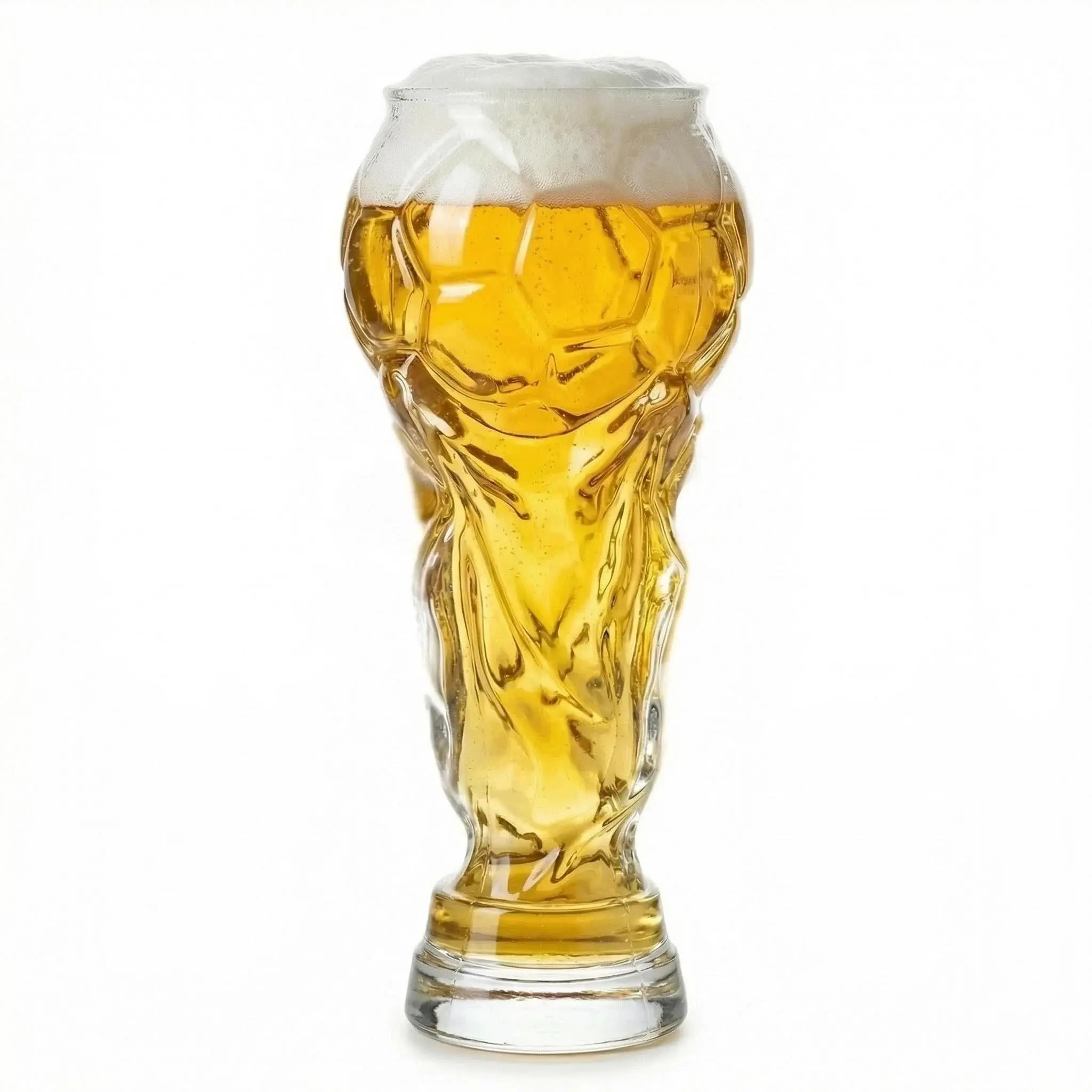 Trophy-Shaped Beer Glass, Champion's Pint Glass, Award-Winning Design, Perfect for Parties, Celebrations, Gifts for Dads and Enthusiasts, Drinking Glass, Drinkware, Durable Glassware, Drinking Glassware