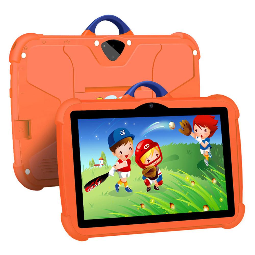 7 Inch 5G WiFi Tablet Pc for Children's best Gifts Android Kids Game Educational Learning Tablets Quad Core 4GB RAM 64GB ROM student parental control de colores con protector anti caídas para niños bluetooth touchscreen