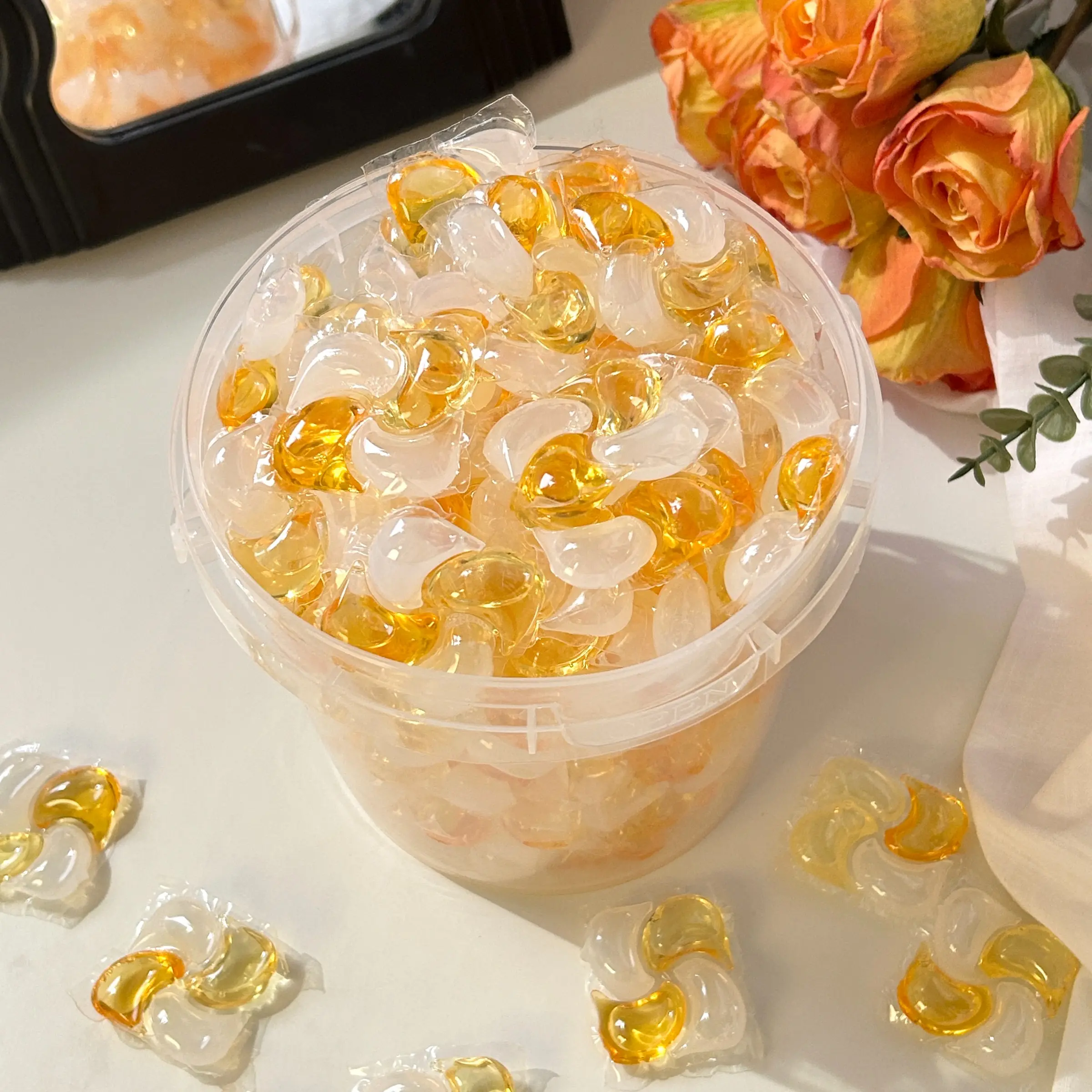 Scent Booster Laundry Capsules 💐 All in 1 Laundry Detergent Beads Floral Burst in Every Wash! Luxury Laundry Scent 🌸Microcapsule Technology Long-Lasting Fragrance Detergent Pods   Laundry Detergent Balls, Laundry Tools & Accessories