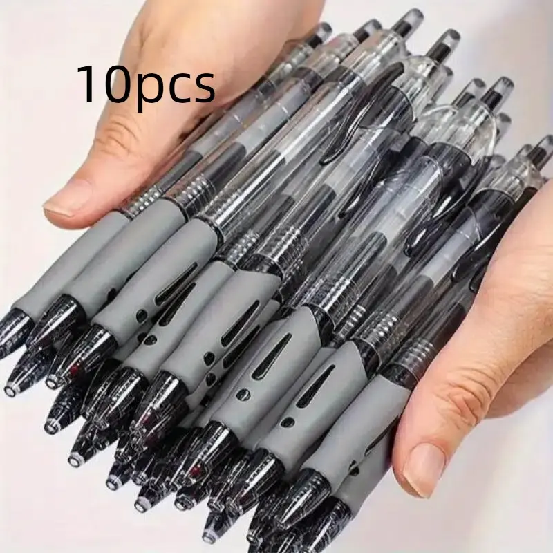 0.5mm Ballpoint Pen (10pcs/set), Large Capacity Writing Pen, Note Taking Pens, Office Stationery & Supplies for School Office, Writing & Correction Tools