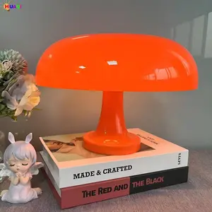 Mushroom Led Table Lamp Modern Simple Style USB Charging and Plug-In Bedroom Bedside Reading Light Decorative Night Light Atmosphere Lighting Creative Mushroom Desk Lamp