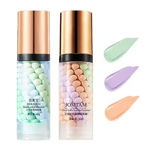SPF 50+ PA+++ 3-in-1 Hydrating Moisturizer Sunscreen UV Isolation Cream, Color Corrector Face Primer, Pre-Makeup Base for Oil Control, Moisturizing & Pore-Blurring, Luminous Even Skin Tone