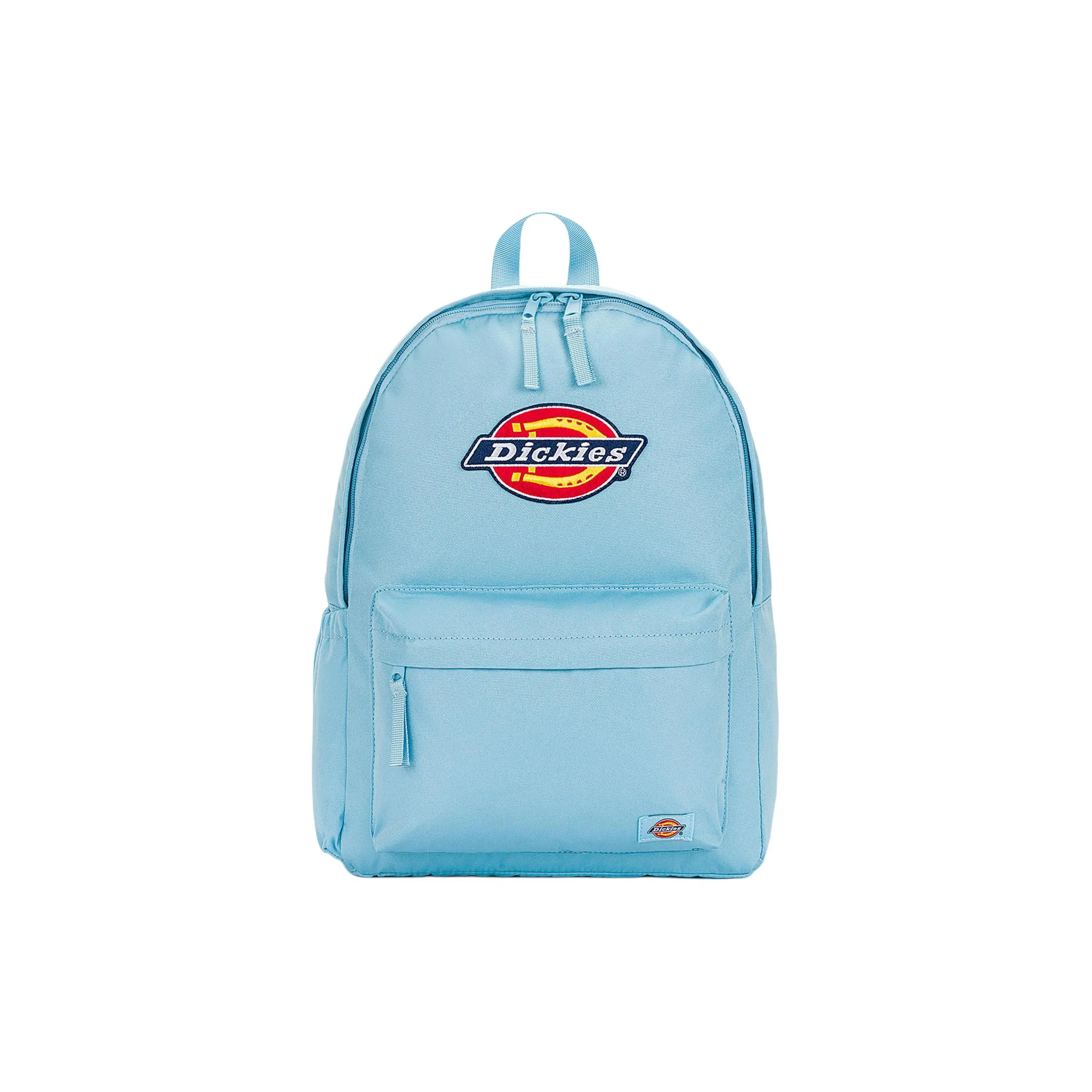 Dickies Embroidered Oversized Logo Sporty Polyester Backpack for Men and Women – Sky Blue