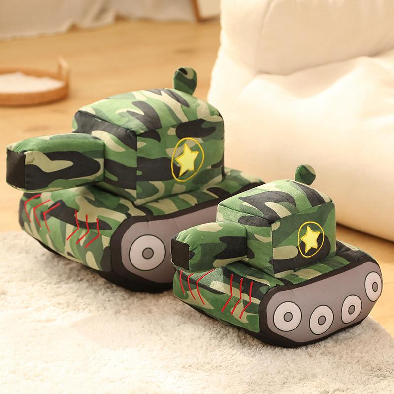 New  creative Tank Car Plush Dolls Simulation Peluche Toys Novelty Plush Toys Stuffed Soft Pillow   Birthday Gift For Boys Kids