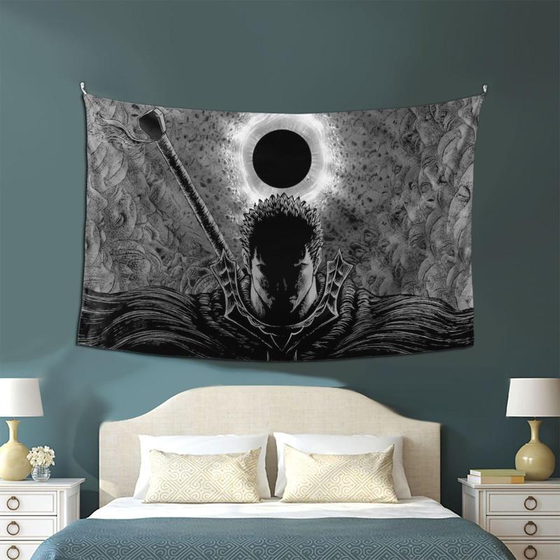 Anime Berserk Tapestry for Living Room Bedroom Dormitory Decoration, 60x40 Inch Gift Wall