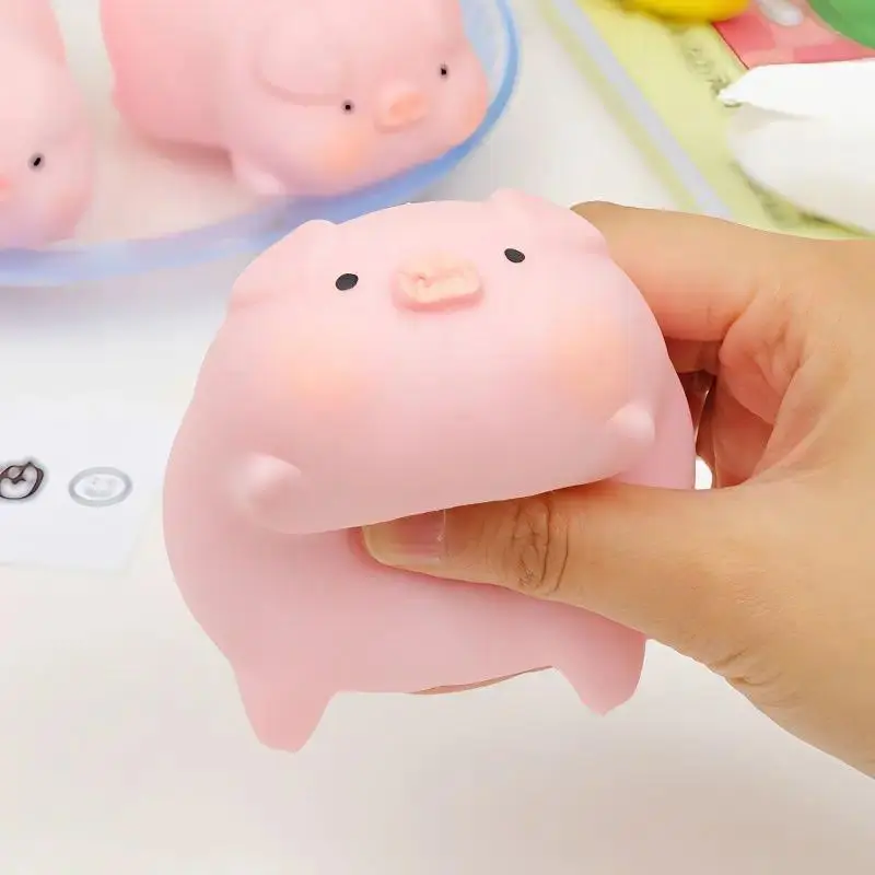 Soft TPR Pig Squeeze Toy Anti-Stress Decompression Animal Squishy Toy