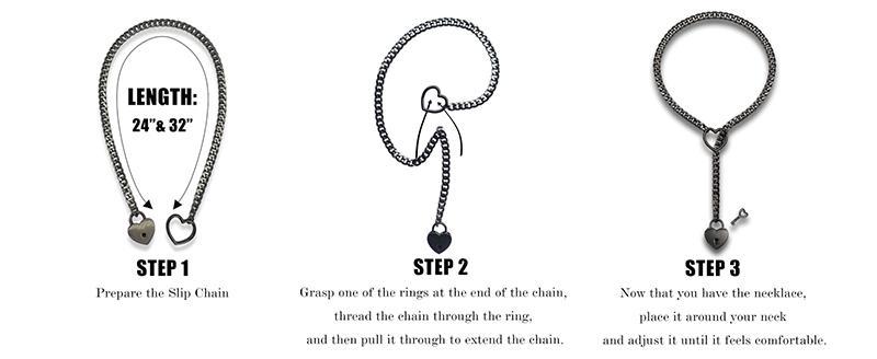 Silver Slip Chain Star O-Ring Lock Open Heart Charm Lariat Necklace for Women Punk Rock Cuban Link Chain Pendant Y Necklace
