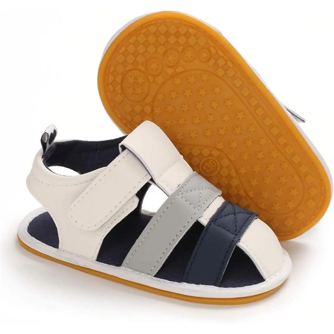 Infant  Boys Girls Summer Sandals Non Slip Soft Sole Toddler First Walker Crib Shoes (0-18 Months) stuff walker shoe  booties baby heels