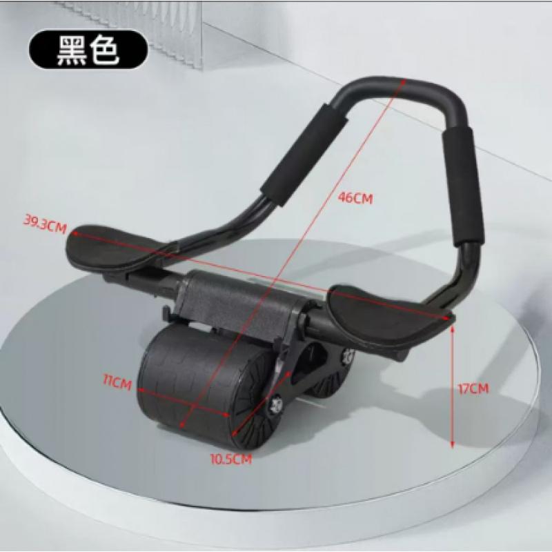 Automatic Rebound Abdominal Roller with Elbow Pads for Fitness Core Strength Training Home Use Prevents Waist Injuries Improves Efficiency
