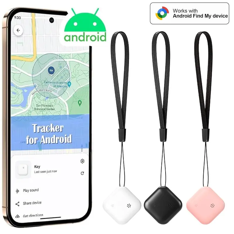 Smart Android GPS Anti-Lost Tracker, Google Find APP Compatible, Key Pet Child Elderly Finder, Lithium Button Cell Battery, Three Colors Available