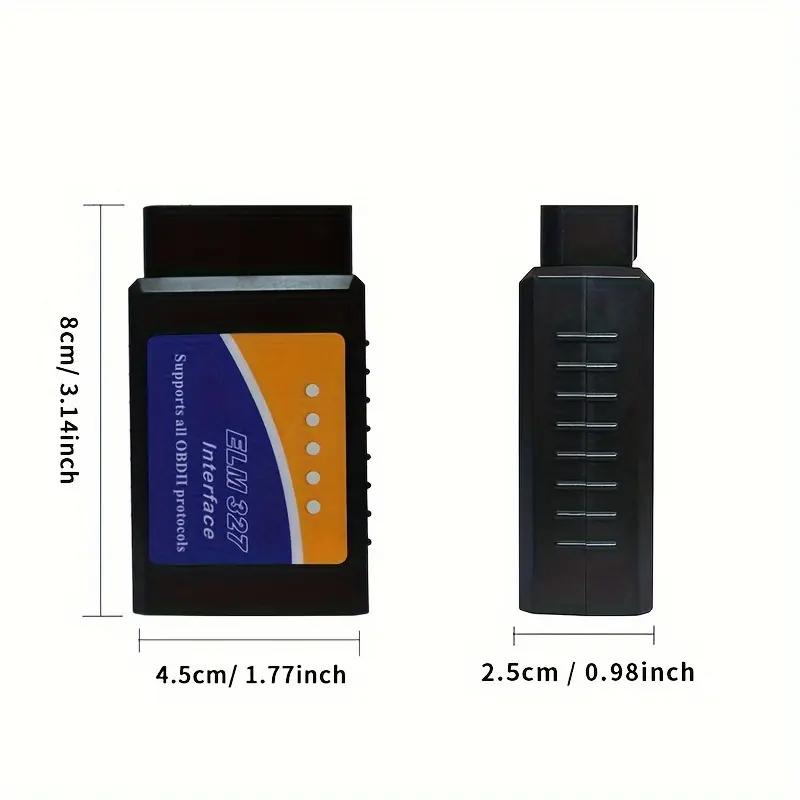 OBD2 Scanner, Wireless OBD2 Car Diagnostic Scanner, Car Fault Code Reader, Professional Car Diagnostic Tool for Android, iOS & Windows