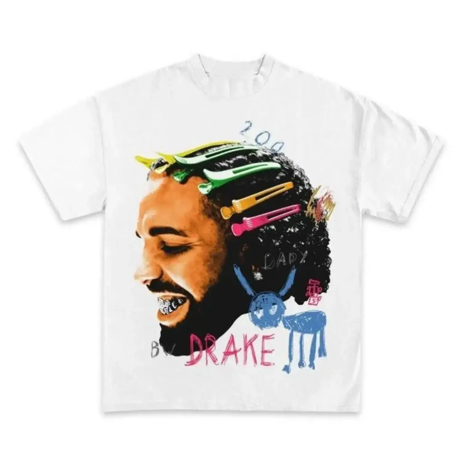 Menswear Hip Hop Graphic Tee, Casual Short-Sleeve Street Style Fashion Apparel with Round Neck, Breathable Cotton for Rap Concerts (S-3XL), Classic, Shortsleeve, Soft, Clothes, Streetwear Clothing, Fashion Clothing, Trendy Tshirts
