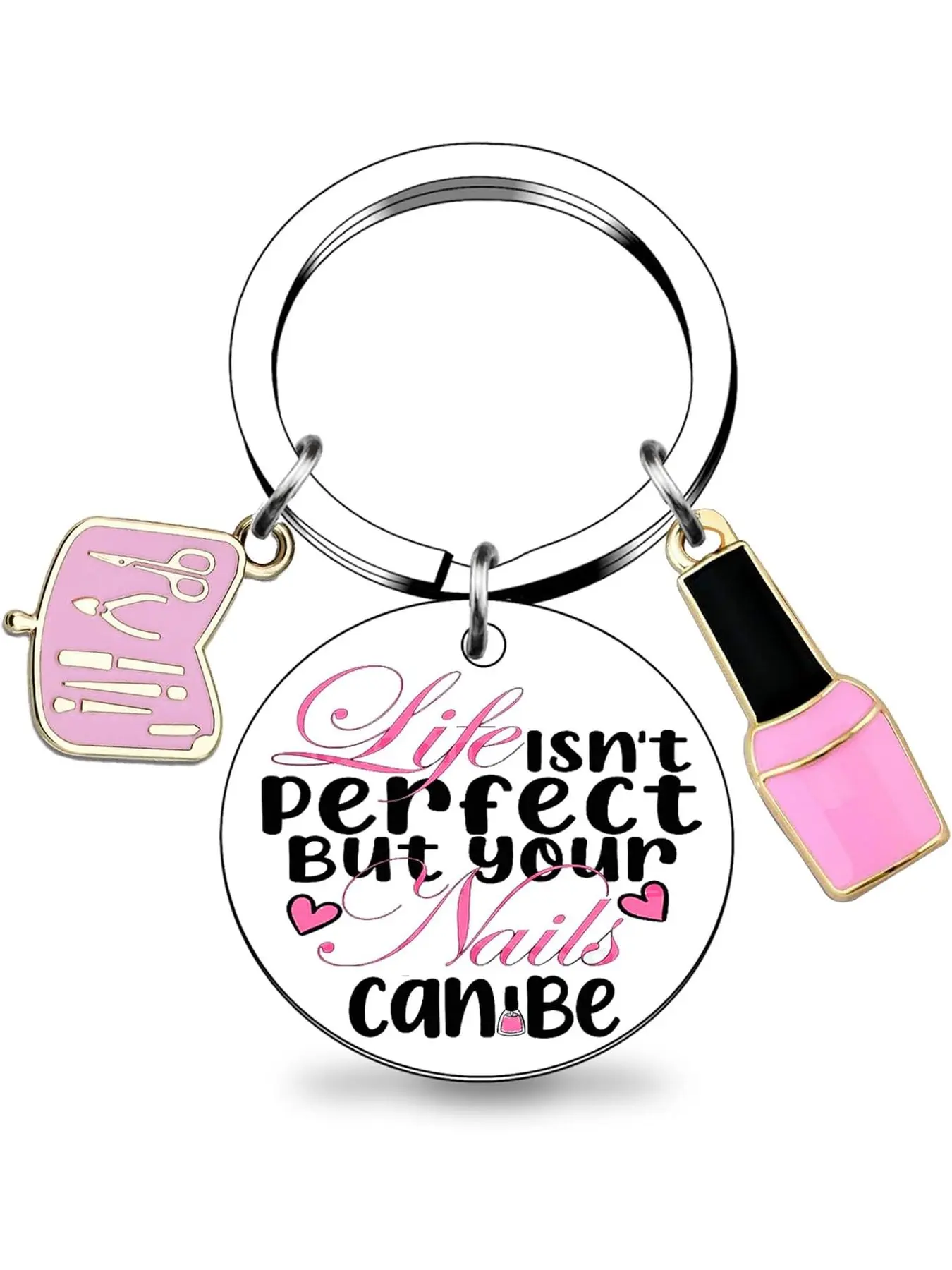 Nail Tech Gifts for Women Manicurist Keychain Nails Techs Artist Salon Gift for Nails Technician Manicurist Nail Tech Decor Gifts for Women Birthday Christmas Gift Ideas
