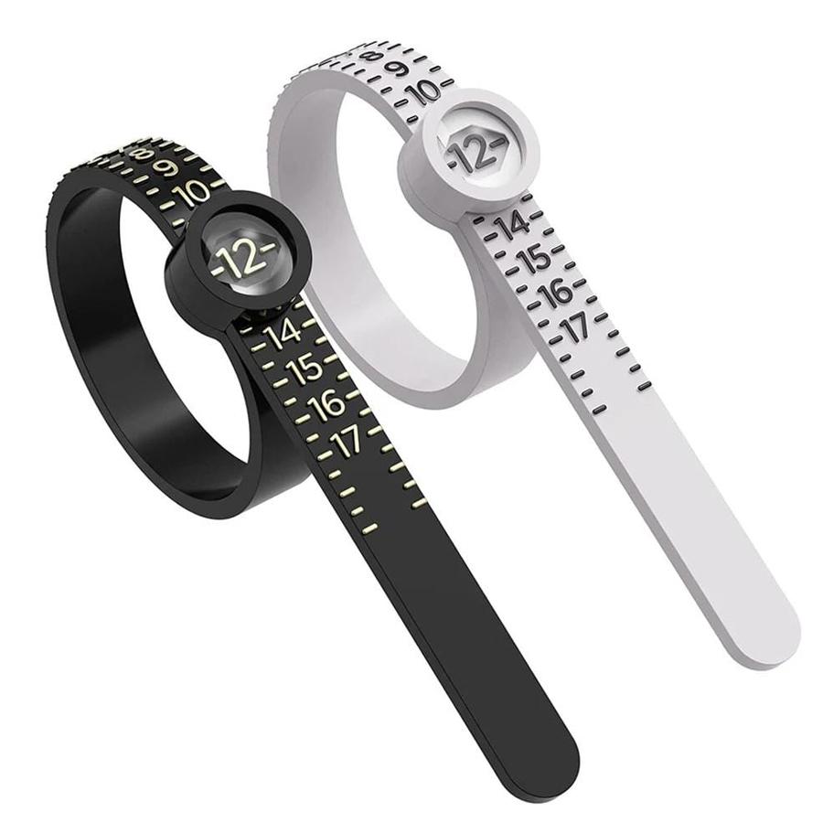 Precision Magnifying Ring with Soft Ruler, Durable Plastic Size Circle, Measurement Filter Tool, Accurate Measuring Equipment