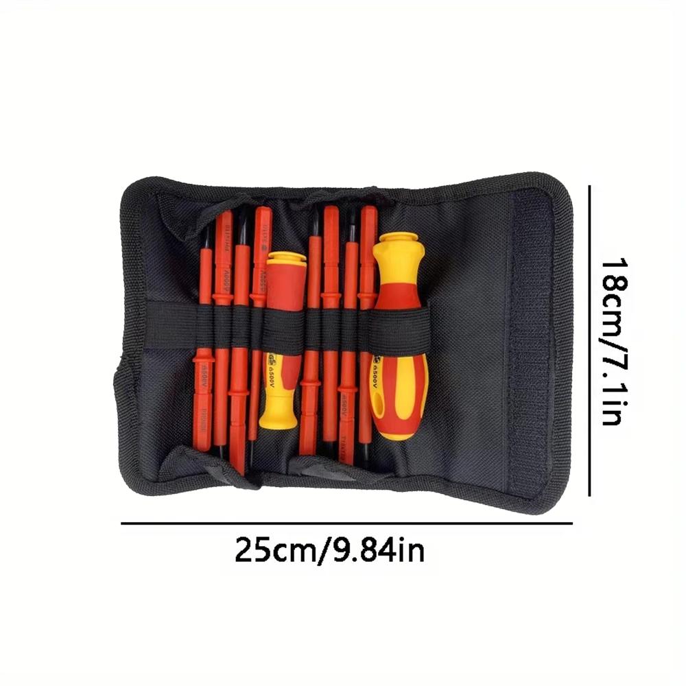 Insulated Screwdriver Tool Kit, Hex Shank Screwdriver, Multipurpose Professional Hand Tool Set, Durable Screwdriver Set for Home, Office and Industrial Use, Tool Box