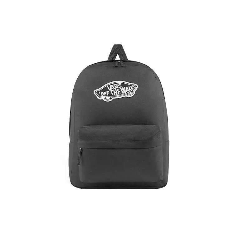 Vans Cotton Backpack for Men and Women – Casual Unisex Style in Black