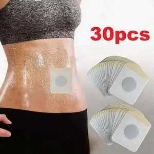 30-Piece Waist and Abdominal Patch Set, Battery-Free, Easy Home Use, Adhesive Patches, Comfortable, Gentle and Stylish, Suitable for All