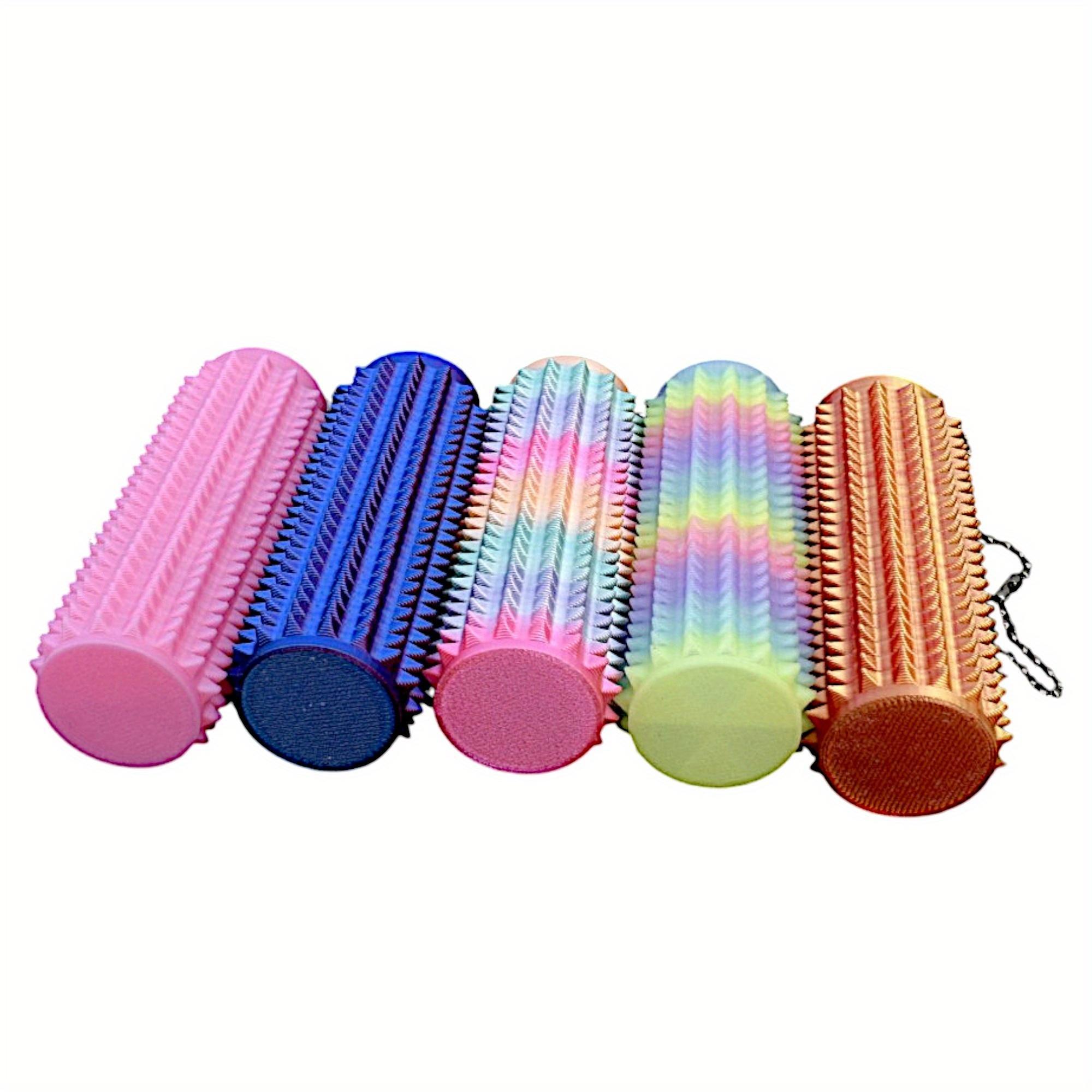 3D Printed Stress Relief Keychain, Colorful Small Handle Keyring, Pressure Sensor, Relax Your Hand, Unique Design, Perfect Gift