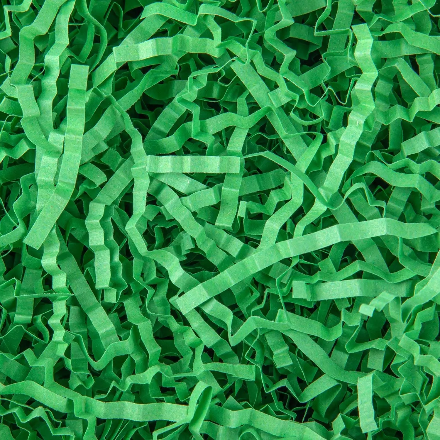 1/2 LB Crinkle Cut Paper Shredded Filler Paper for  Baskets  Box Confetti Paper Shreds Decoration Stuffing for Birthday, Weddings, Anniversaries, Christmas Wrapping Green