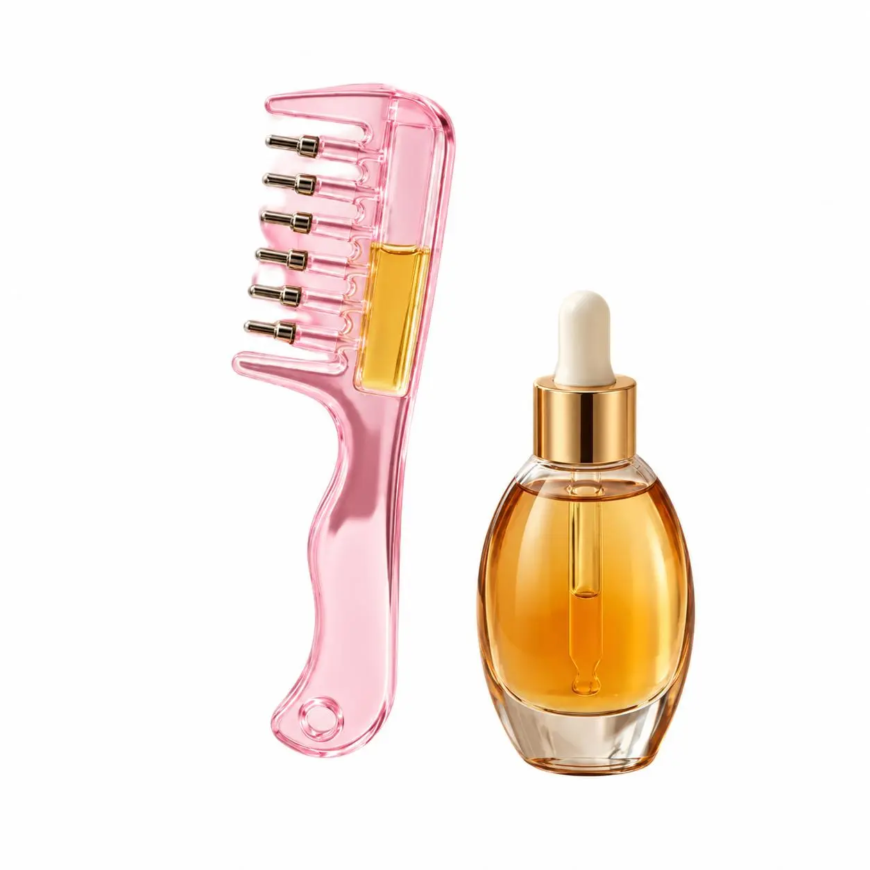 Scalp Liquid Applicator Comb, Refillable Hair Root Oil Massage Comb for Hair Care Treatment