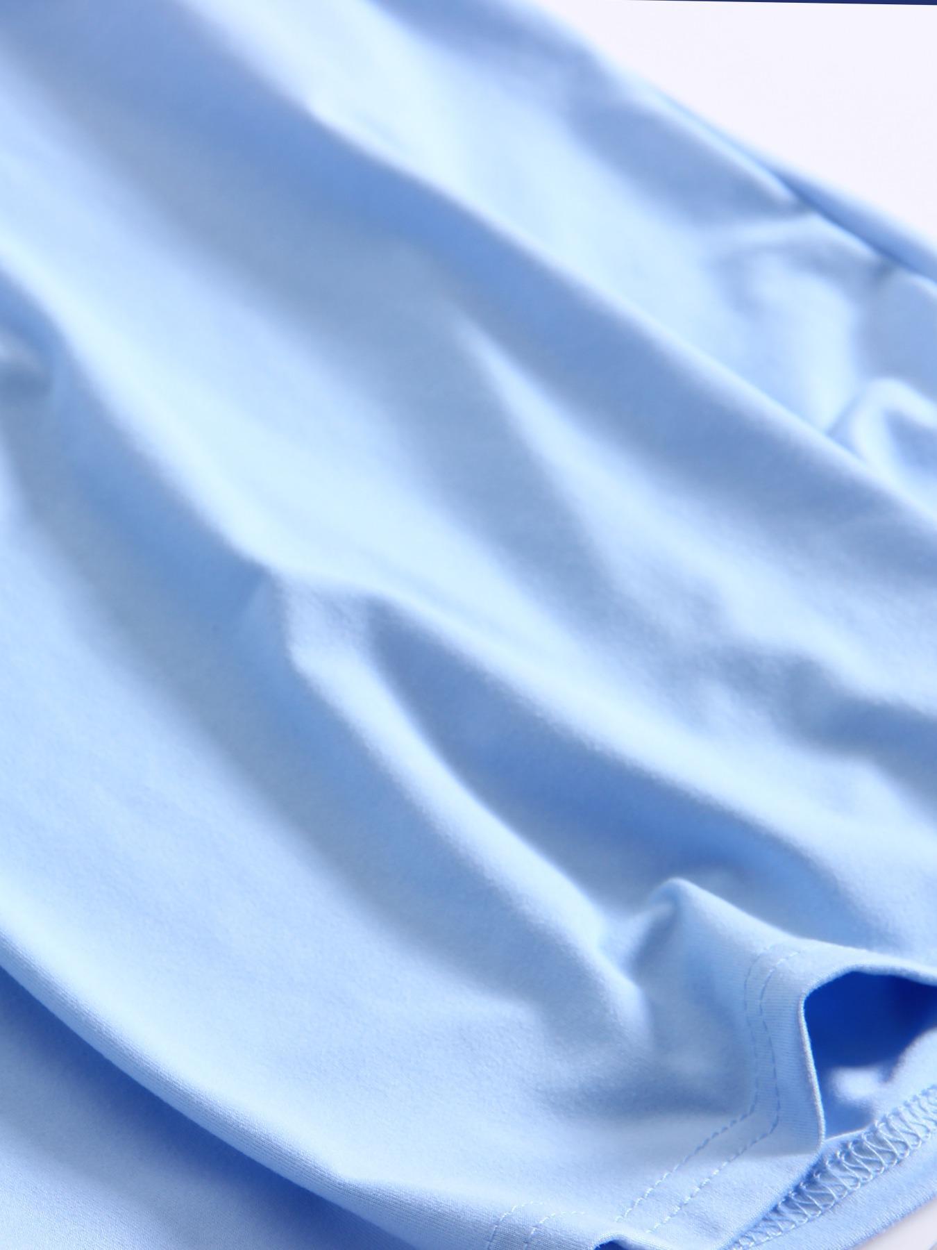 Women's Casual Printed Round Neck Short Sleeve Top & Gradient Print Pants Set, Soft Comfortable Loose Fit Set for Daily Wear