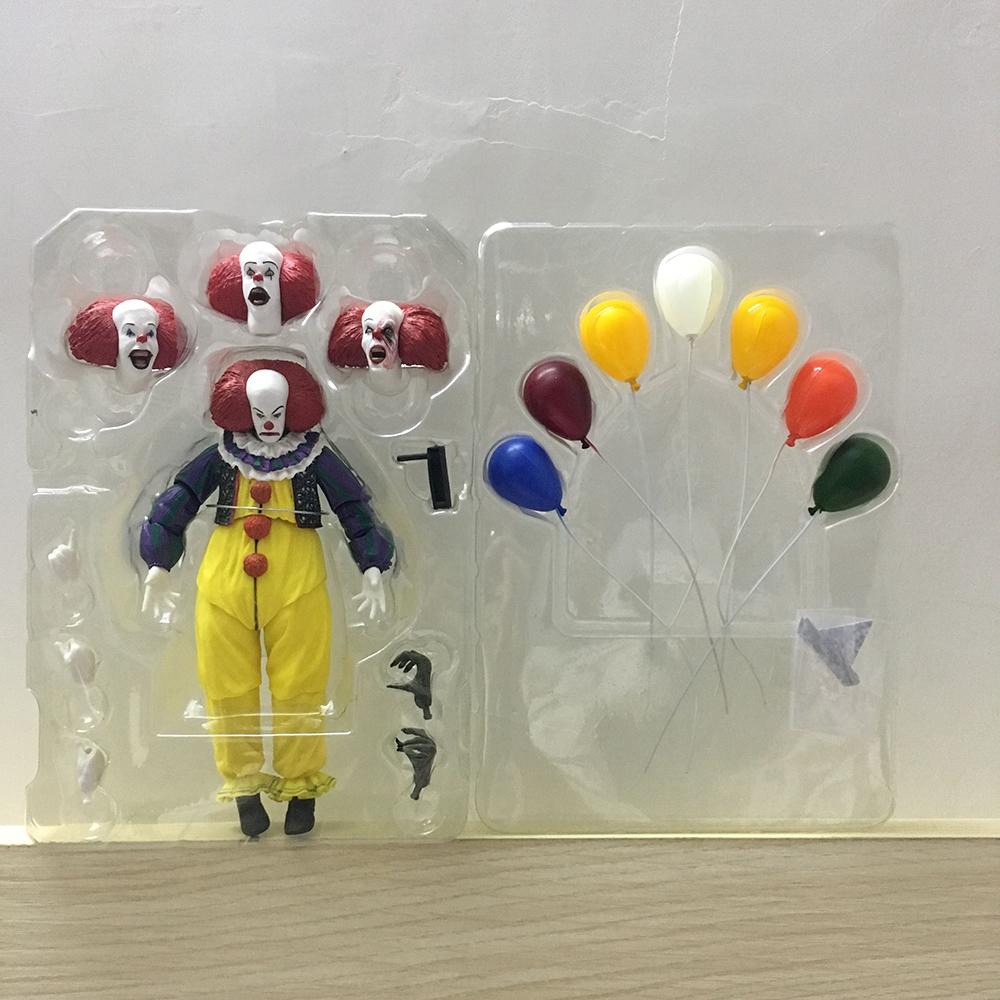 NECA Joker Stephen King Clown Pennywise Action Figure Toys For Halloween Decoration Gift