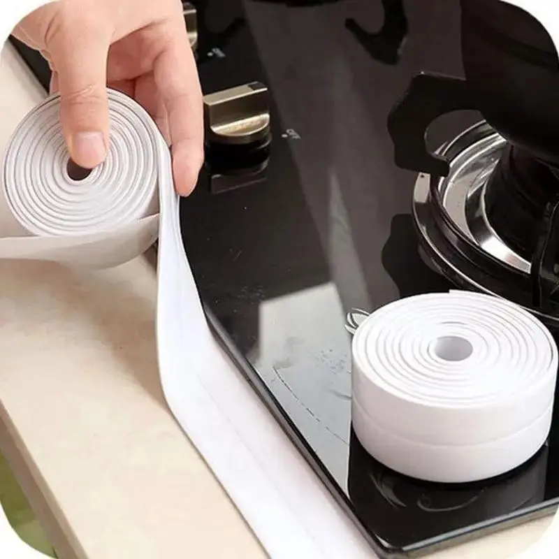 Bathtub Sealant Tape, Waterproof Sticker, Oil-Resistant Adhesive Strip, Bathtub Sealing Strip, Grout Joint, Shower Tile Sealer, Bathroom Supplies & Decor