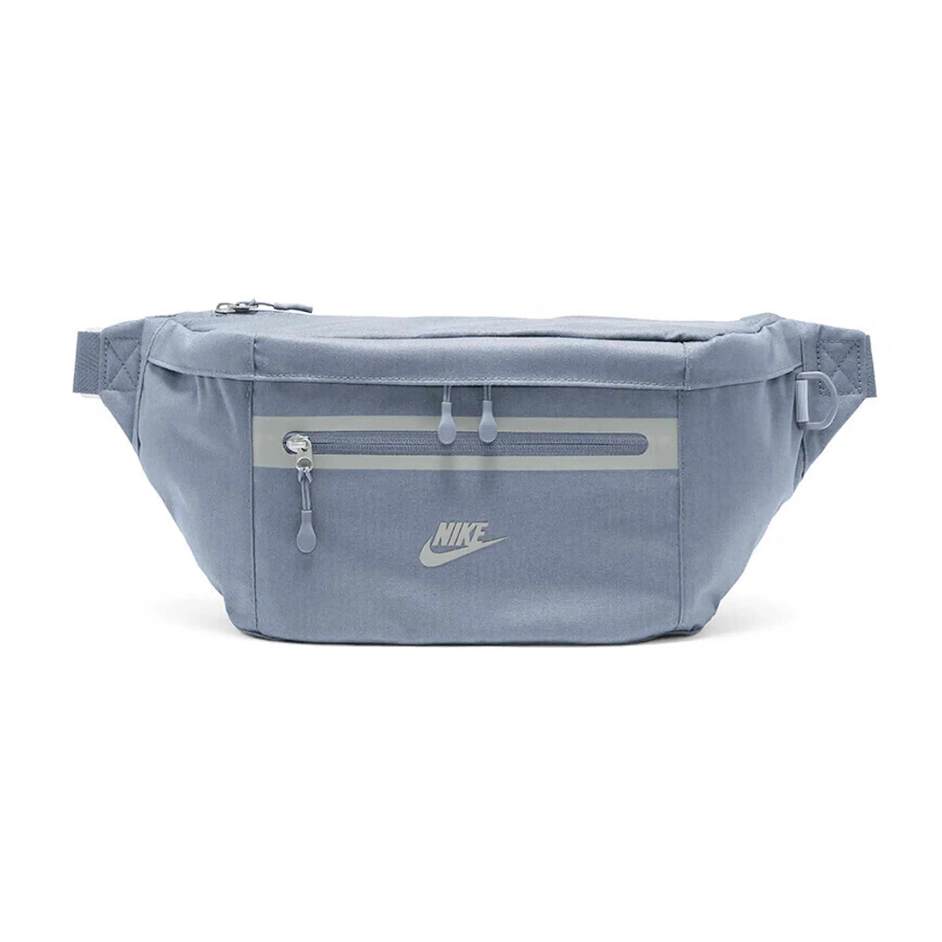 Nike Polyester Crossbody Chest Bag for Men and Women, Minimalist Gray-Blue Style