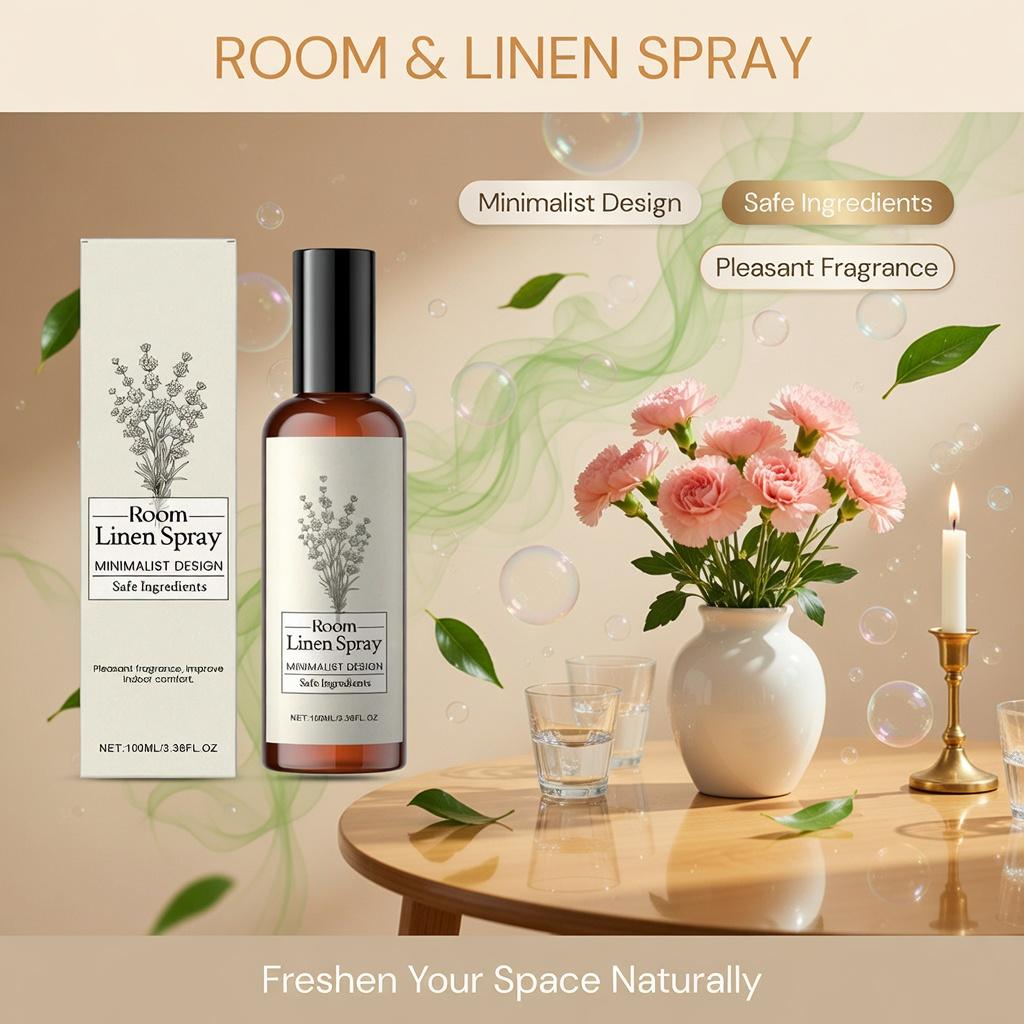 Long Lasting Lavender Room Spray - Aromatherapy Air Freshener & Odor Eliminator Deodorizer for Home