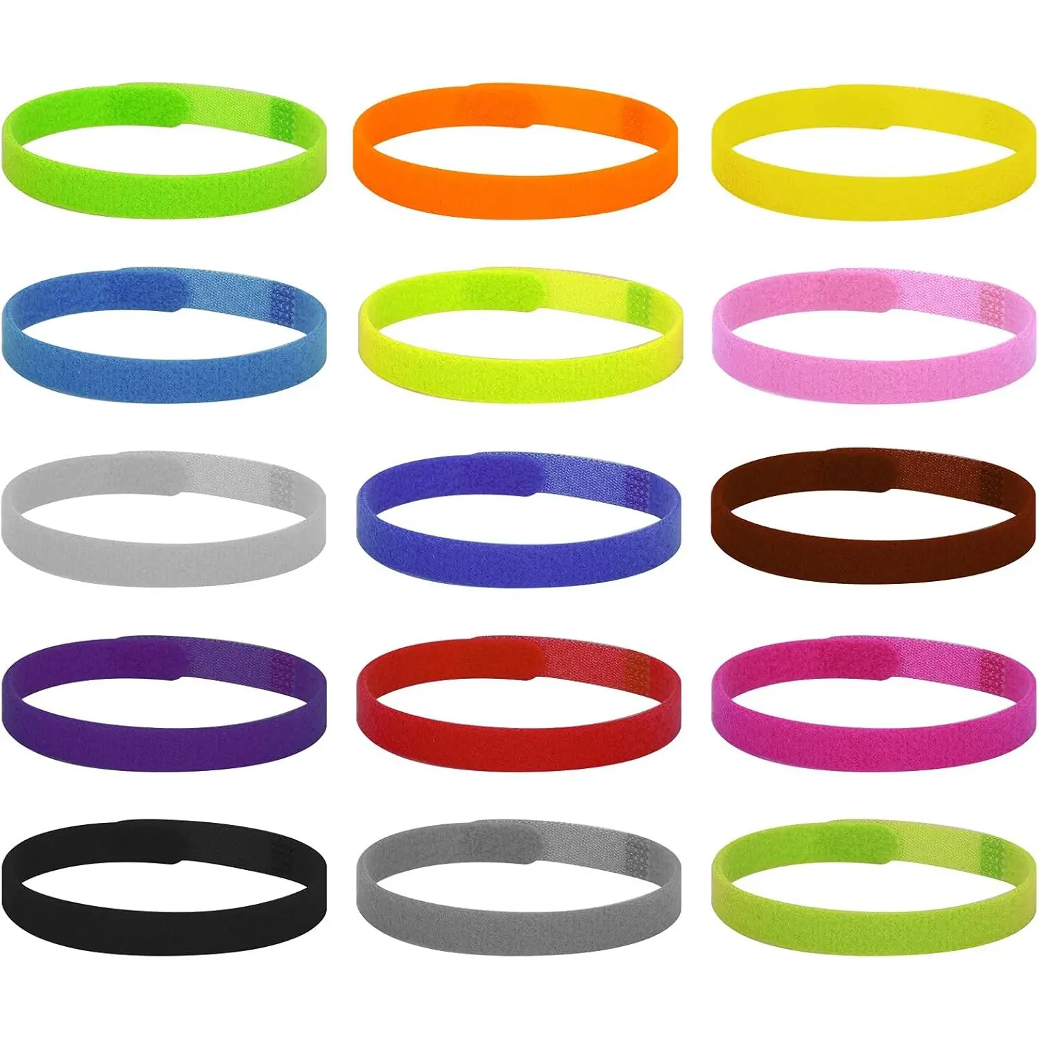 15 Colors 20x1cm Puppy Collars, Soft Adjustable Whelping Collars for Puppy ID Collars for Dog Kittens for Pet
