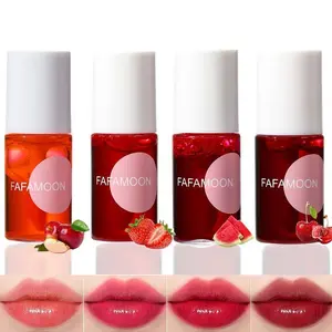 【Deals For You Days】2*4PCS Lip Tint Stain Set, Mini Moisturizing Water Lipstick, Vivid Color Korean Lip Gloss, Long-Lasting Non-Stick Cup Multi-Use Lip and Cheek Tint