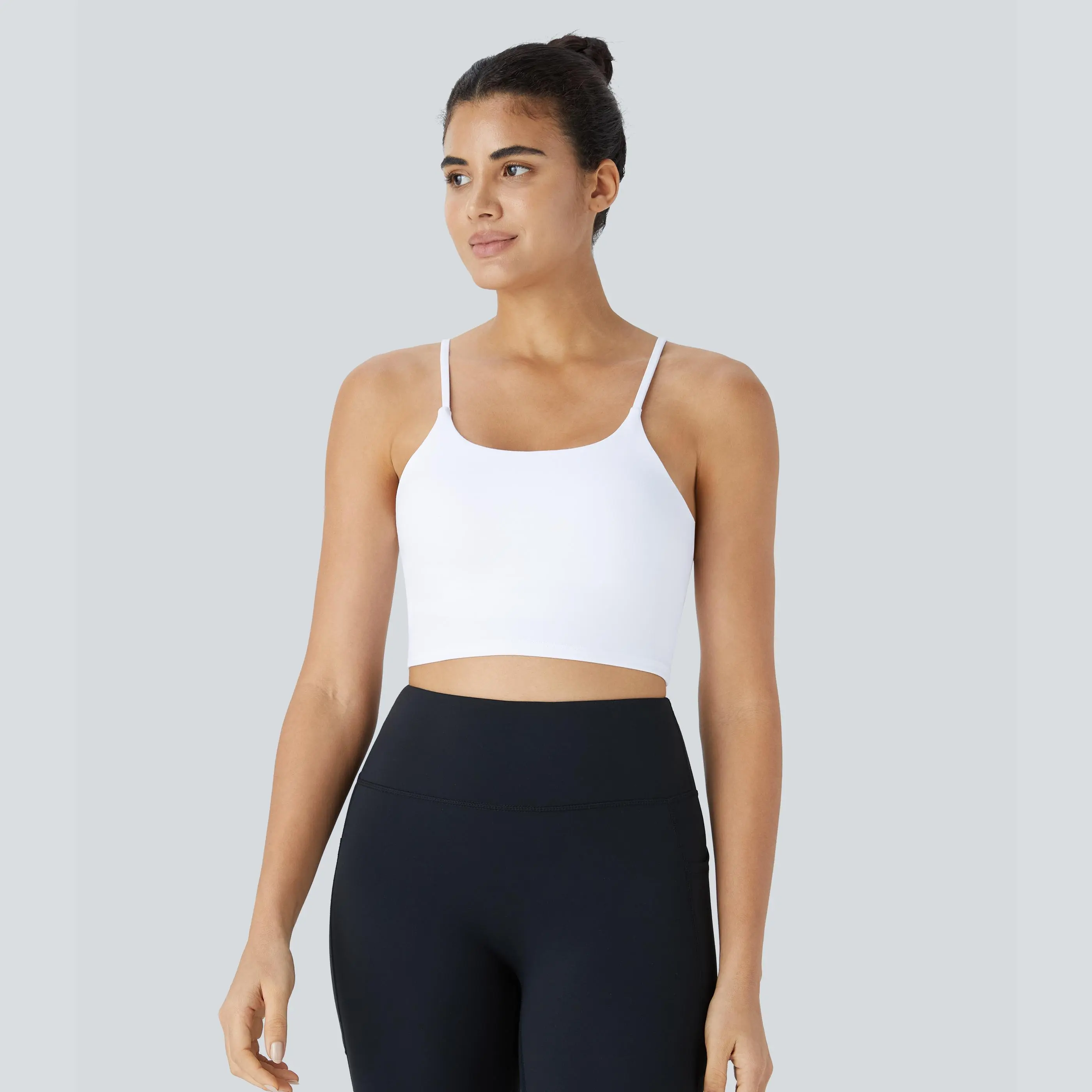 Halara Basic Padded Workout Cropped Tank Top