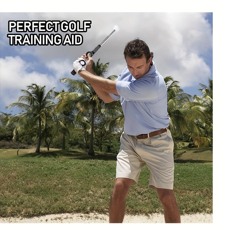 Retractable Golf Swing Trainer Ergonomic Design Real - Time Feedback Adjustable Length Mixed Color Suitable for Beginners and Pros Durable Material Ideal for Golf Training
