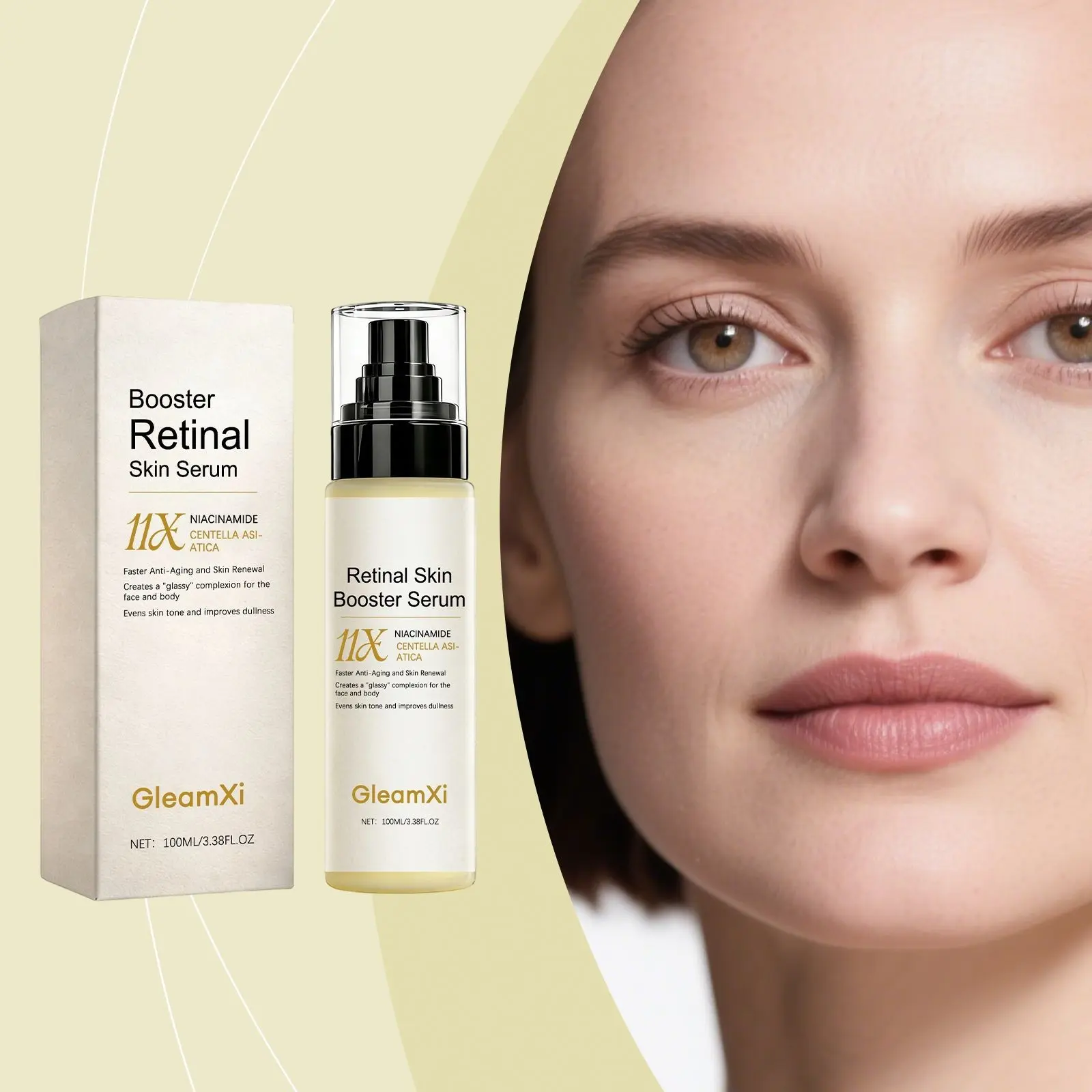 11x Retinol Face Serum, Niacinamide Hydrating Essence, Brightening Face Serum, Reduces Fine Lines, Even Skin Tone, Fast Absorption, Non-Greasy