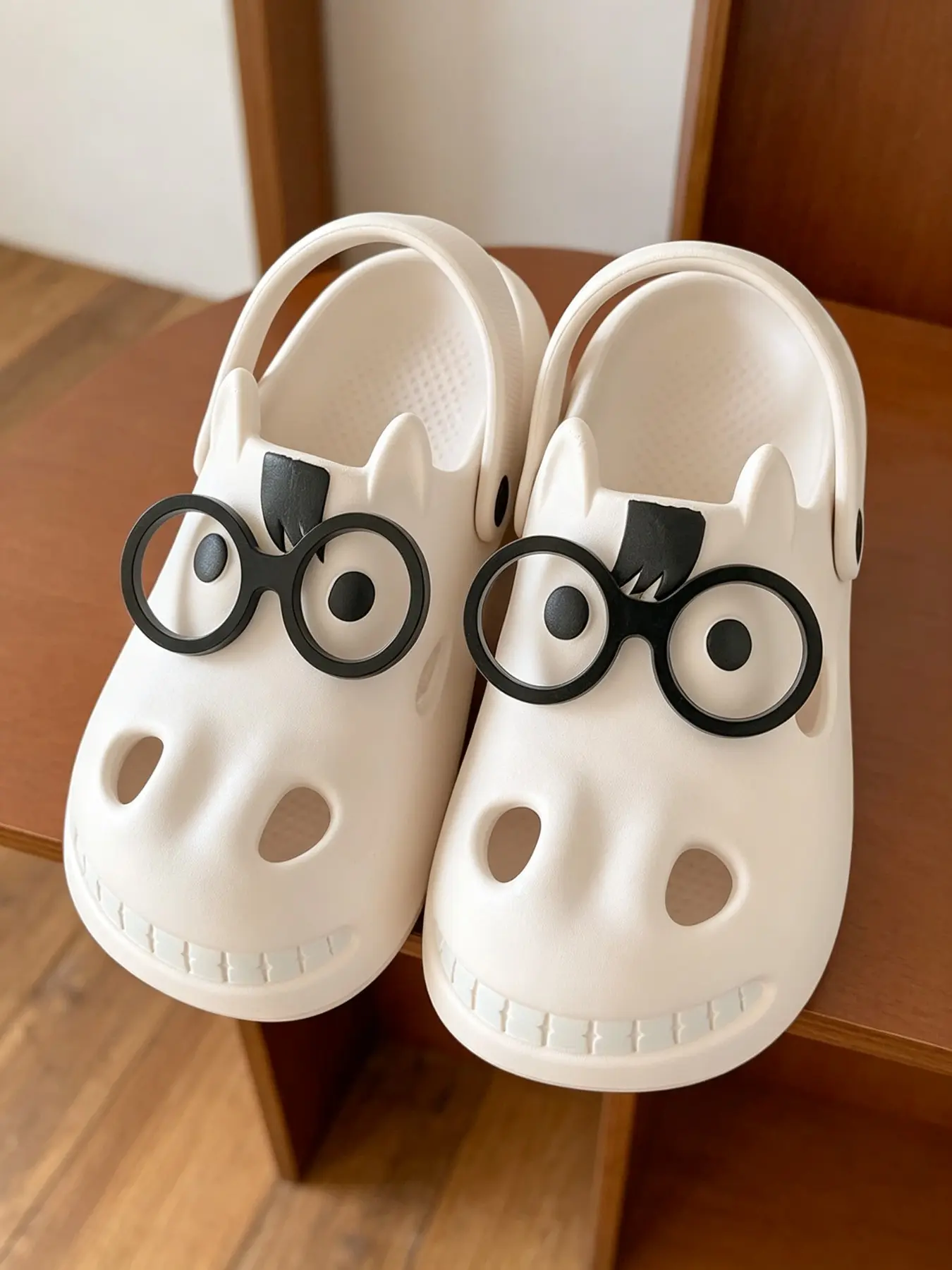 Cute Animal Eva Clogs for Women, Funny Face Slip on Shoes, Lightweight Foam Garden Shoes, Comfortable Casual Shoes for Indoor Outdoor Wear