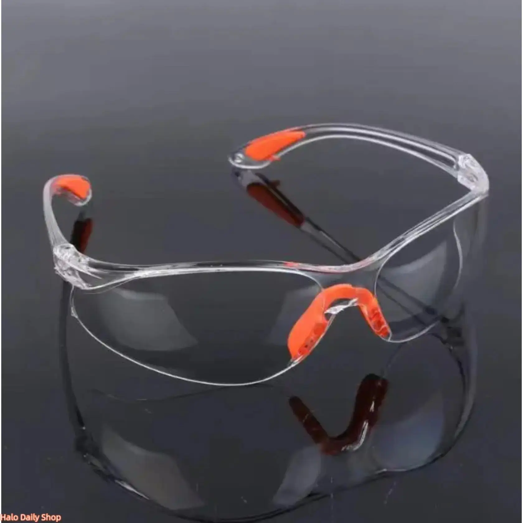 3-Pack Clear Safety Glasses, Impact Resistant Protective Eyewear with Side Shield, Lightweight Anti-Fog Wind & Dust Protection for Lab Work, Woodworking, Construction, DIY Projects, Cycling & Workshop Use