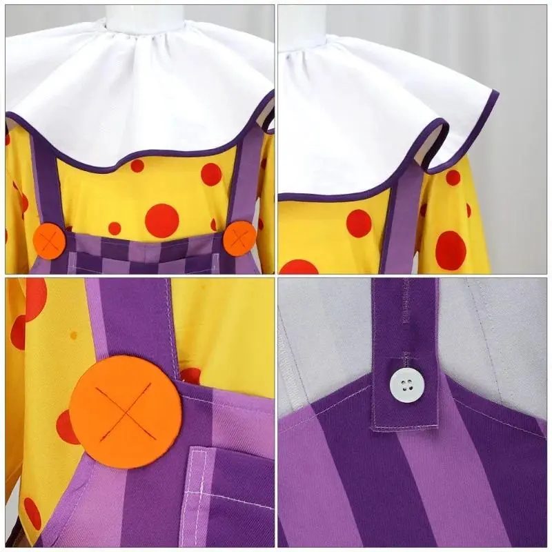 Toy Story Chuckles Jumpsuit Cosplay Costume Anime Character Halloween Costume Party Performance Clothing for Adult Men