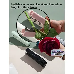 1 piece of rose thorns remover, a professional rose de-thorner, a flower stem and leaf de-thorner, a portable gardening tool, a flower stem cleaner for flower arrangement and bouquet packaging