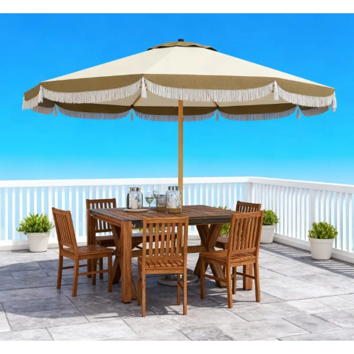 AobtkelVented Patio Table Umbrella,Outdoor Umbrella,Patio Umbrella