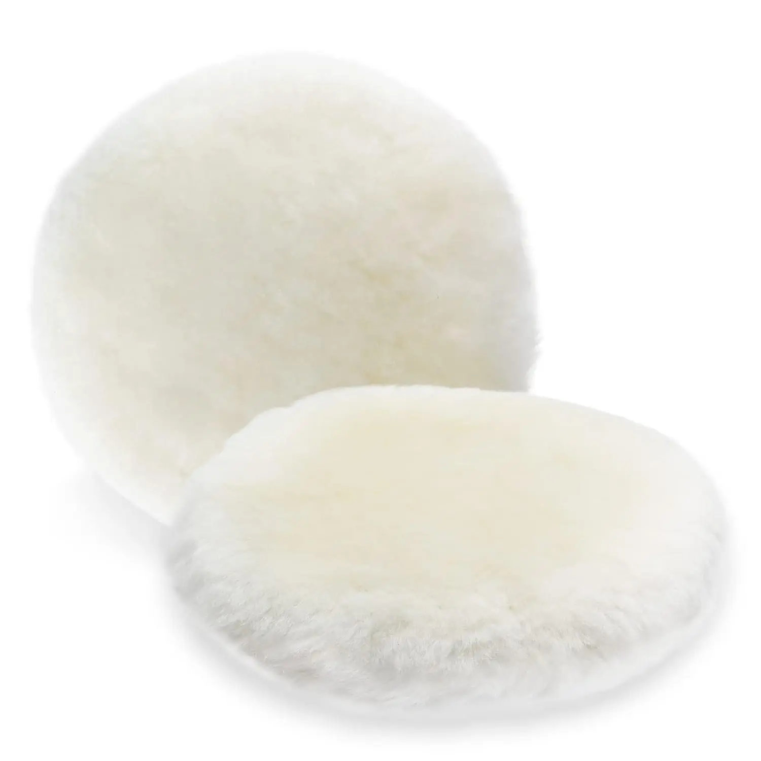 5 Inch Wool Buffing Pads, Pack of 2