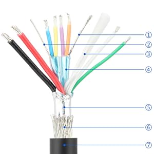 Micro USB 3.0 Cable (2 Pack), 1ft USB 3.0 A to Micro B Cable Cord Compatible with Camera, Seagate External Hard Drive, WD Western Digital My Passport and Elements Hard Drives