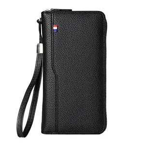 New Long Zipper Clutch Wallet For Men, Stylish Business Casual Hand Purse With Multiple Card Slots And Large Storage Space For Cash, Cards And Small Belongings, Suitable For Daily Work, Business Meetings, Casual Outings And Daily Carrying For Young Men